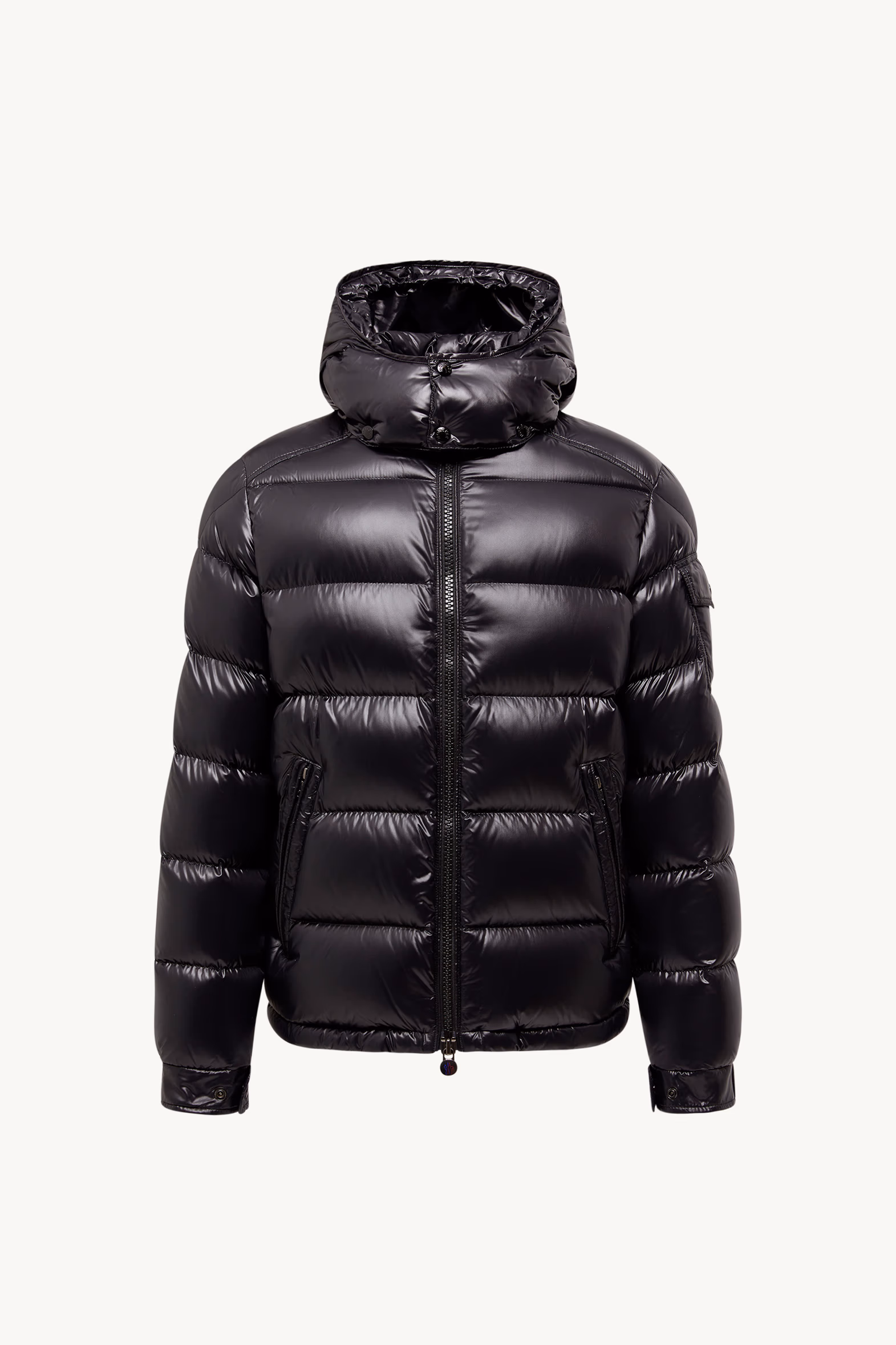 Moncler Maya Hooded Short Down Jacket Men Black Moncler 2